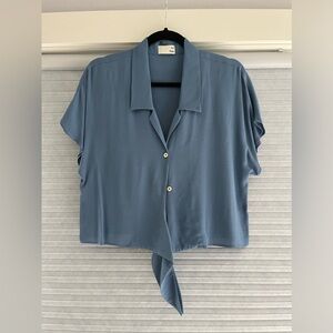 Wilfred Free Tie Front Blouse